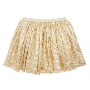 PEEK Gold Mini Skirt